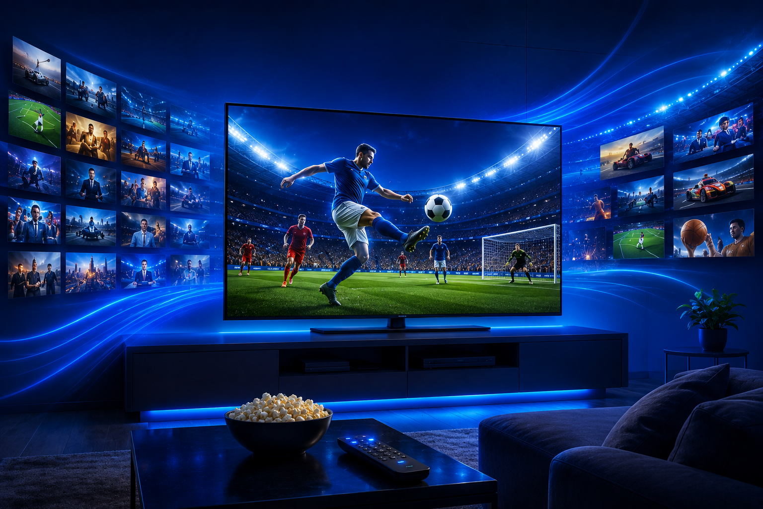 IPTV Live Kanäle und Sport Streaming